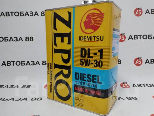 NEW! Масло моторное Idemitsu Zepro Diesel DL-1 5W30 4л ...