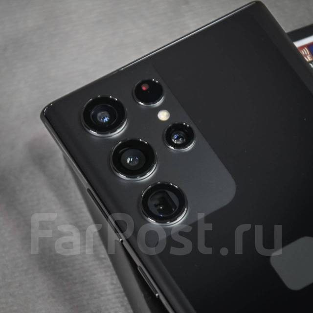 Samsung Galaxy S22 Ultra 12ГБ+256ГБ Чёрный Global! NFC! 5G! +BTнауш, 6. ...