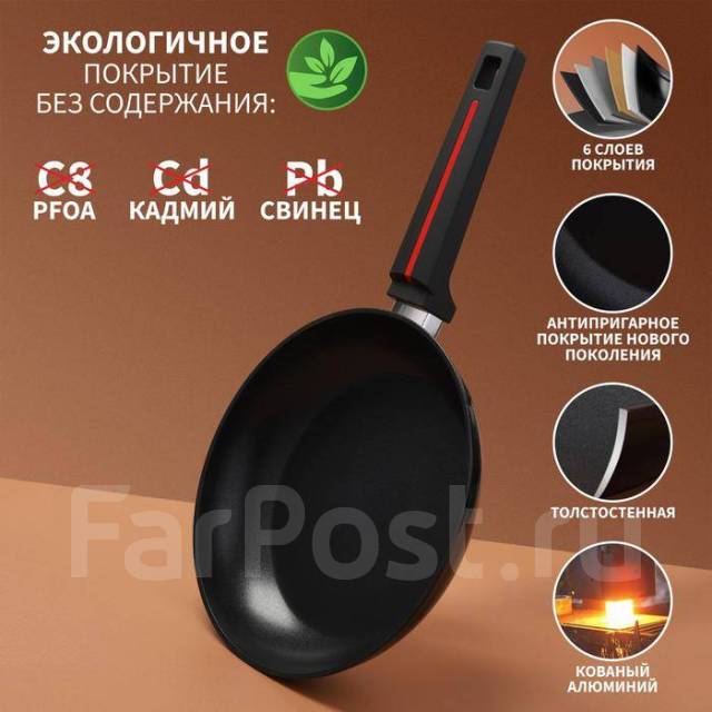 Сковорода Magistro Flame, d=24 антипригарное покрытие в наличии ИКЕА25 ...