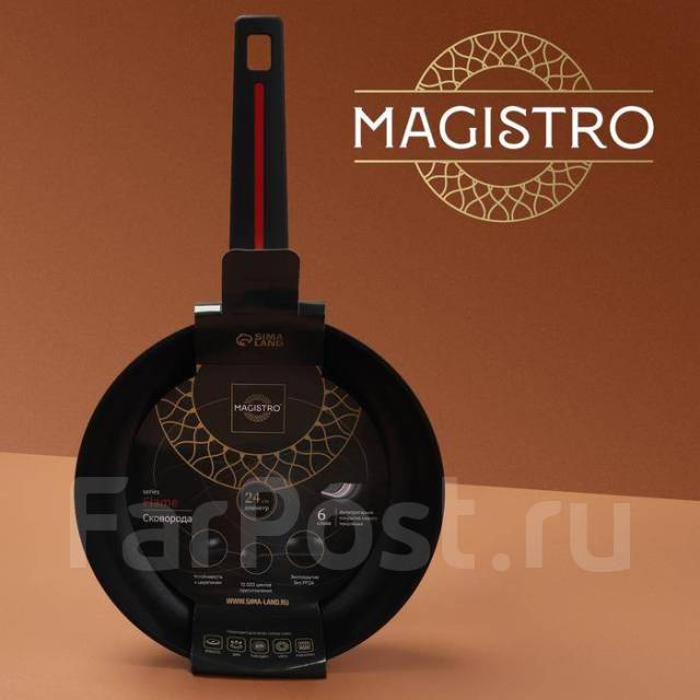 Сковорода Magistro Flame, d=24 антипригарное покрытие в наличии ИКЕА25 ...