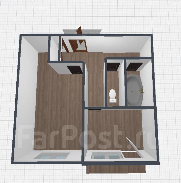 Продаётся 1-к квартира в п. Дунай, ул. Морская 16, 4/5 - Купить 1 ...