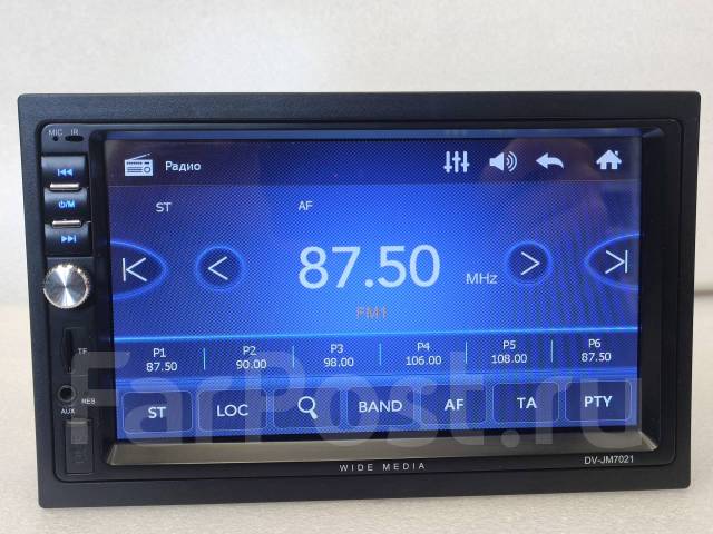 Магнитола 7" не андроид, Jm7021, 2 DIN — 178x100 мм, новый, в наличии ...