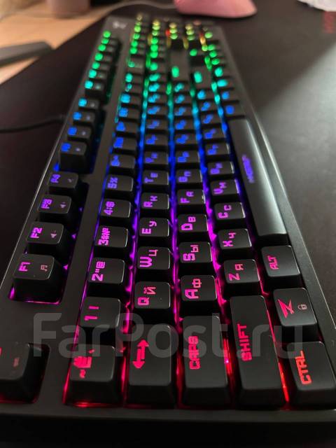 Игровая клавиатура ZET Gaming Immortality RGB Механика, б/у, в наличии ...