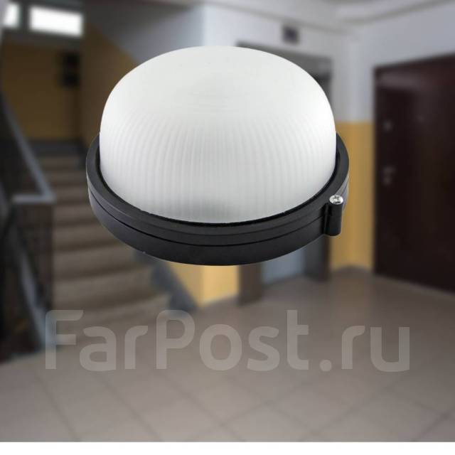 Светильник настенно-потолочный под Е27 в баню сауну подъезд (КРУГ ...
