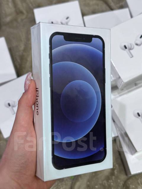 Телефон iPhone 12 Space Gray 128 gb. Новый, 6.10", серый, в наличии ...