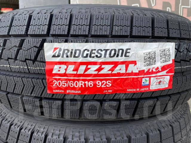 Bridgestone Blizzak VRX, 205/60R16 92S Made in Japan, 16", 4 шт, в ...