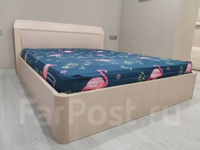 Кровать двуспальная с подъемным механизмом \"Магна\" (Лазурит), б/у, в ...