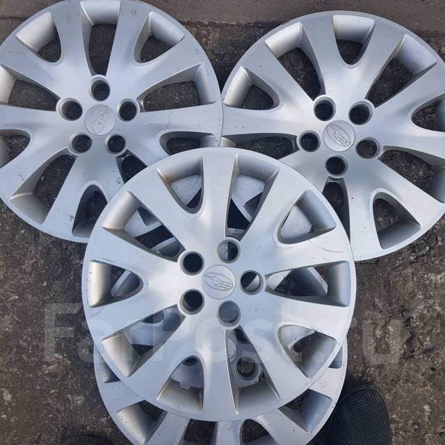 Колпаки субару на 15, 15", 1 шт, 4 шт, б/у, в наличии. Цена: 1 000₽ во ...