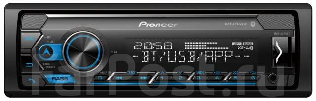 Автопроигрыватель Pioneer MVH-S325BT, 1 DIN — 178x50 мм, новый, в ...