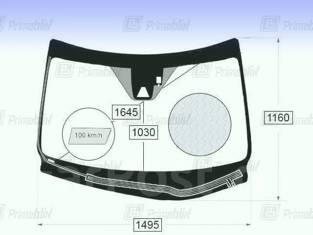 Лобовое стекло Lexus RX 2015- (AL20)LHD Lexus RX200T / RX350 / RX450H ...