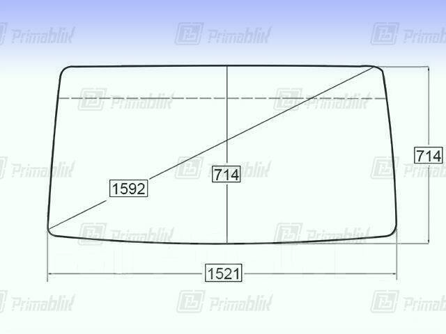 Лобовое стекло Nissan Atlas / Condor 1991- (F23/H41) 1521*714*1590 ...