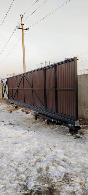 Изготовление заборов, откатных и секционных ворот (doorhan, alutech) в ...