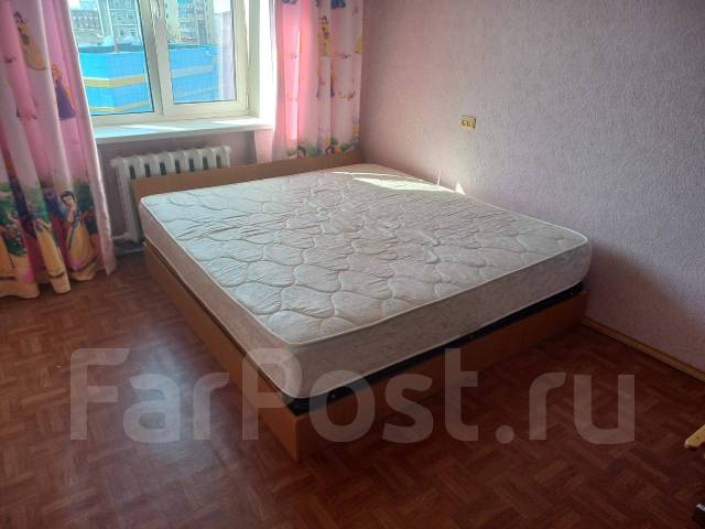 Кровать 1800*2000 с подъемным механизмом! С матрасом, б/у, в наличии ...