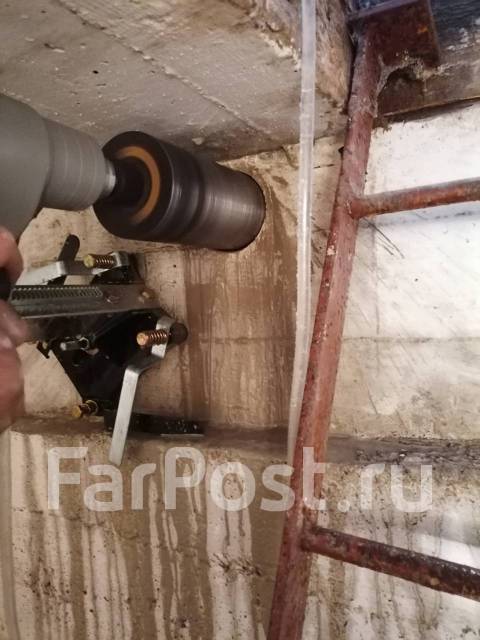 Алмазное бурение(сверление) отверстий любой диаметр. Демонтаж в Фокино