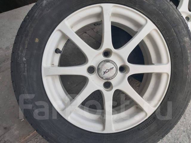 Диски r14 + летние шины Dunlop, 14", 1 шт, 185 мм, 65 %, радиальный, 5 ...