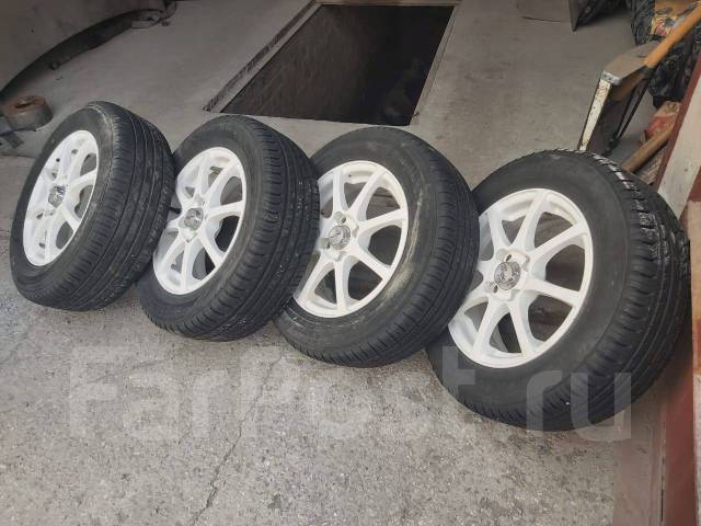 Диски r14 + летние шины Dunlop, 14", 1 шт, 185 мм, 65 %, радиальный, 5 ...