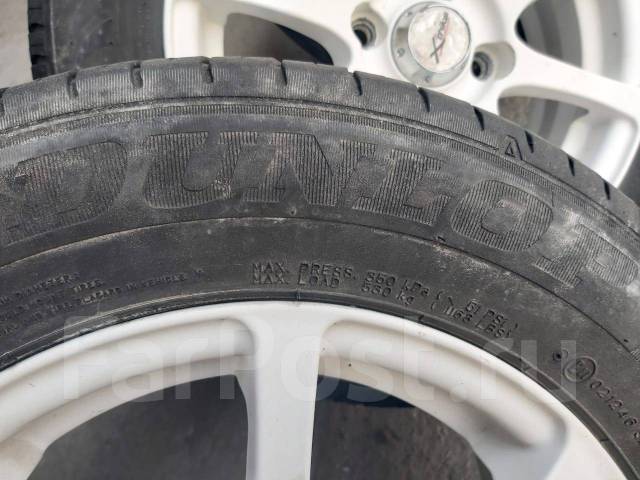 Диски r14 + летние шины Dunlop, 14", 1 шт, 185 мм, 65 %, радиальный, 5 ...