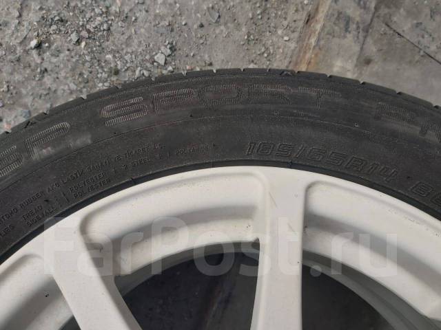 Диски r14 + летние шины Dunlop, 14", 1 шт, 185 мм, 65 %, радиальный, 5 ...
