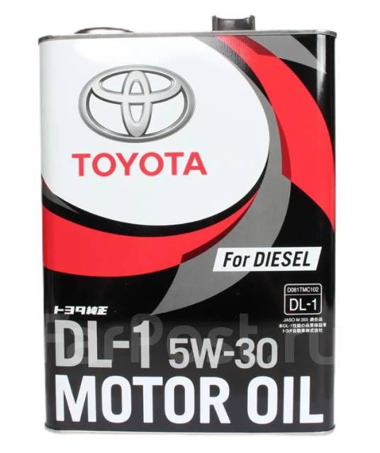 Масло моторное (дизель) Toyota 5W30 DL-1 4 л. Оригинал! на Молодежной ...