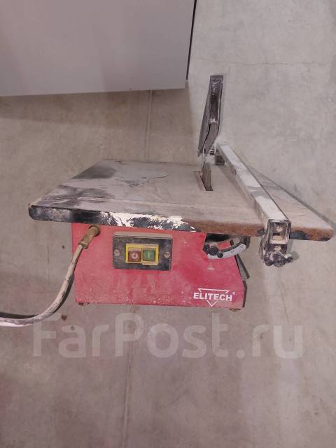 Плиткорез электрический Elitech, б/у, в наличии. Цена: 5 000₽ в Артеме