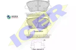 ������� ��������� �������� ������, Hyundai: Creta, 1.6/2.0, 16- ICER 182147 182147 ����