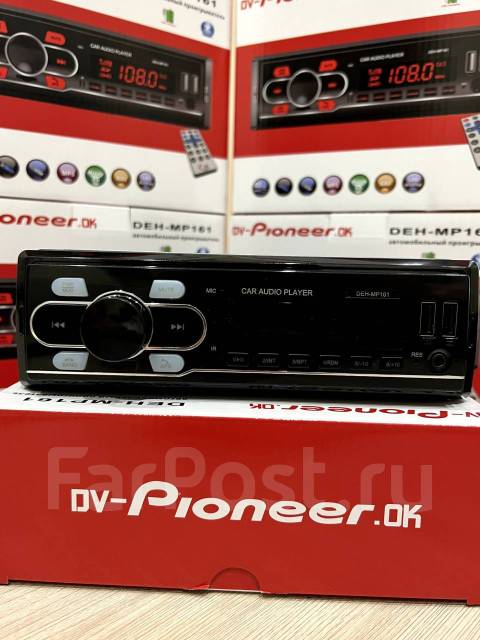 Магнитола, Pioneer, 2 DIN — 178x100 мм, новый, в наличии. Цена: 1 200 ...