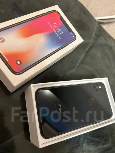 Apple iPhone X. �/�, 64 ��, ������, 4G LTE ����