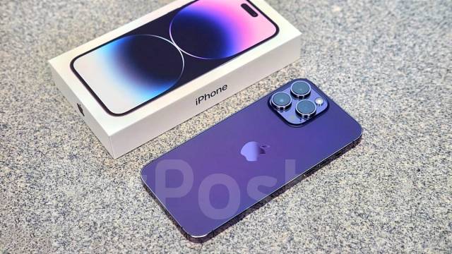 Iphone 14 pro max purple фото