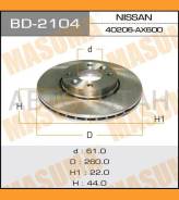  Masuma front Micra/ K12E, NOTE/ E11E 02- ( 2 ) Masuma BD2104,  BD2104 