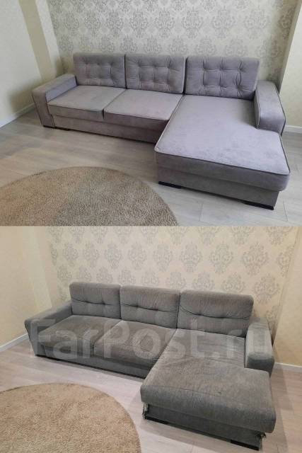 Перетяжка/Ремонт дивана. Замена поролона, пружин и обивки во Владивостоке