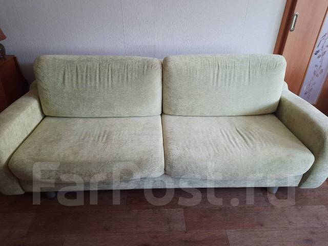 Продаю диван-кровать, б/у, в наличии. Цена: 60 000₽ в Хабаровске