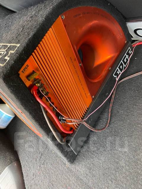 Продам сабвуфер edge, компонентные, 300 Вт, активный, с корпусом, б/у ...