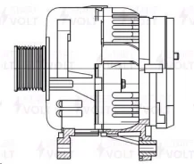��������� ����� ��� Iveco ��. Cummins ISBe ����-4, 6ISBe250 (90A) LG1755 ����