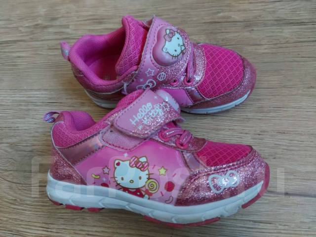 Кроссовки Светящиеся Hello Kitty 26 размер. По стельке 16 см, 25.5, 26 ...