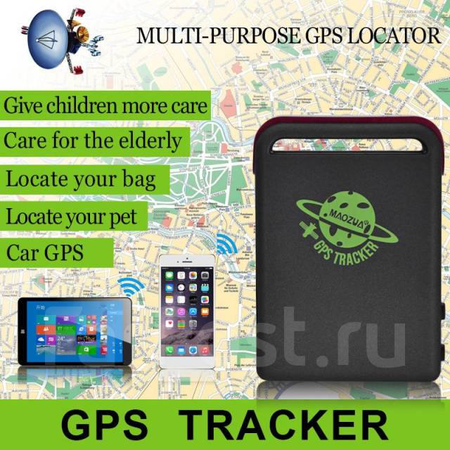 GPS трекер TK AM 12V - авто мото (+ блок на 12V) - купить с гарантией и доставкой