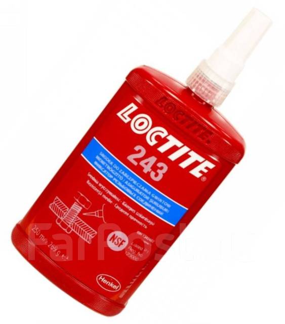 Loctite 243 клей для резьбовых соединений 250ml, новый, в наличии. Цена ...