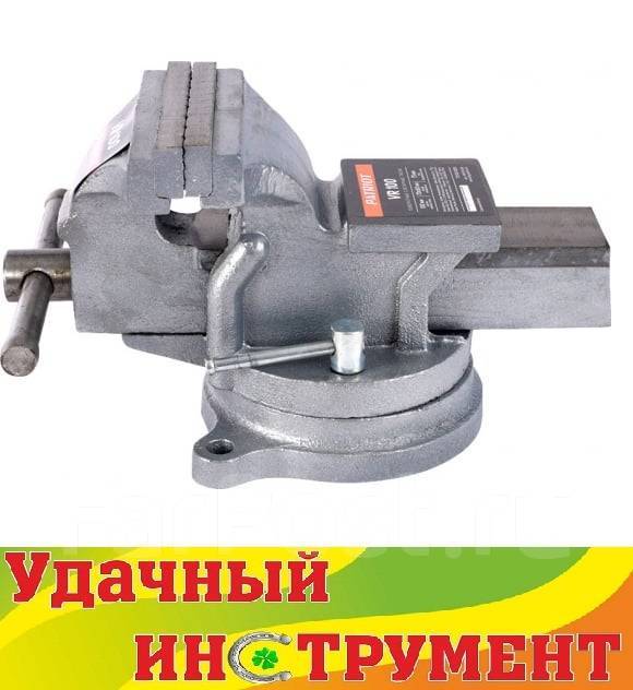 Тиски слесарные Patriot VR150, 150мм поворотные, с наковальней, новый ...