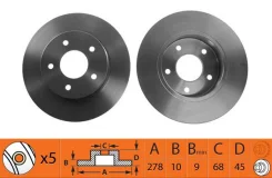 ���� ��������� 43206-4U101, 43206-4U103 GR-01138 / BR22123 Primera P12 ������ SB Nagamochi 402063Y502 ����