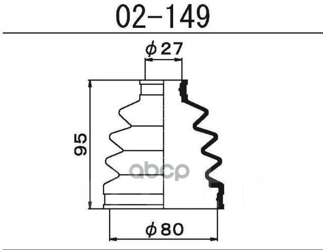    /27*80*95/ Nissan Y34, Y35, B15, Y11, F50, Nm35 2000~ 1-56 (Maruichi) . 02149 1-56 (Maruichi) 02149 02149 