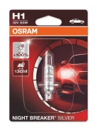 ����, ������ 64150NBS-1BL ����� H1 12V 55W P14.5s Night Breaker Silver +100% ������ ����� 1 ��. Osram ���. 64150NBS01B 64150NBS01B ����