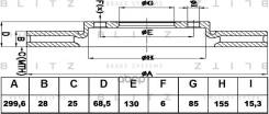 ���� ��������� �������� ������������� Mercedes Sprinter 06-/ VW Crafter 06- Blitz ���. BS0232 BS0232 ����