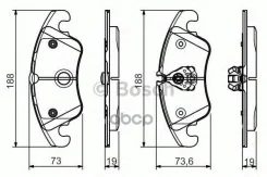 ������� ��������� AUDI A4, A5, Q5 (07-) �������� (4��. ) Bosch Bosch ���. 0986495110 0986495110 ����