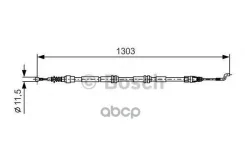 ���� ����������� ������� VW T5 L1303mm 24372701842 Bosch ���. 1987477260 1987477260 ����