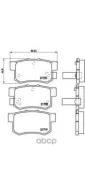 ������� ��������� Honda Accord 90-/Civic 97-/CR-V II/FR-V/Prelude 92-00 ������ Brembo ���. P28022 P28022, ������ P28022 ����
