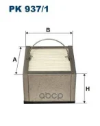 ����������� ������� �������! 75x75x54 ��� ���������� ��� ��������� MAN D0824/0826 PK9371_FIL Filtron ���. PK9371 PK9371 ����