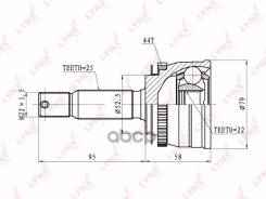 ) 1.5 00-/Verna 1.5 00- LYNXauto . CO-3601A Hyundai Accent CO3601A 