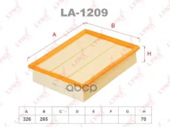 ������ ��������� Mercedes Vito 108D-113 12/95- LYNXauto ���. LA1209 LA1209 ����