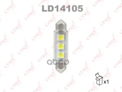 ����� ������������ LED C5W T11x41 12V SV8,5-8 SMDx3 7000K LYNXauto ���. LD14105 LD14105 ����