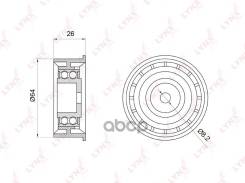 ����� �������� ����� ��� OPEL Astra F/G 1.4-1.8 91-04 / Corsa B 1.4-1.8 93-00 / Vectra B 1.6-1.8 95-00 / Zafira A 1.6-1.8 99-05 LYNXauto ���. PB3022 P...