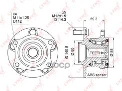   |  / | Mitsubishi Lancer (Cy_) 07-14 / Outlander Xl (Cw_w) 06-13 4Wd LYNXauto . WH1108 LYNXauto WH1108 WH1108 